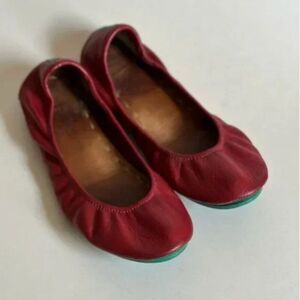 Tieks by Gavrieli Women's Cardinal Red Ballet Flats Leather Comfort Shoes Size 7